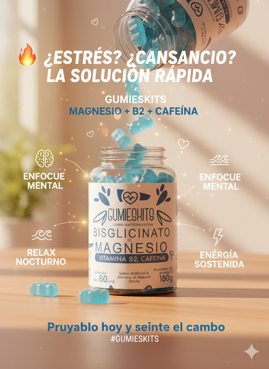 Gomitas de Magnesio + Vitamina B2